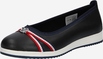 TOM TAILOR Ballet Flats in Blue: front