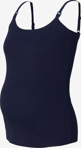 Esprit Maternity Top in Blue: front