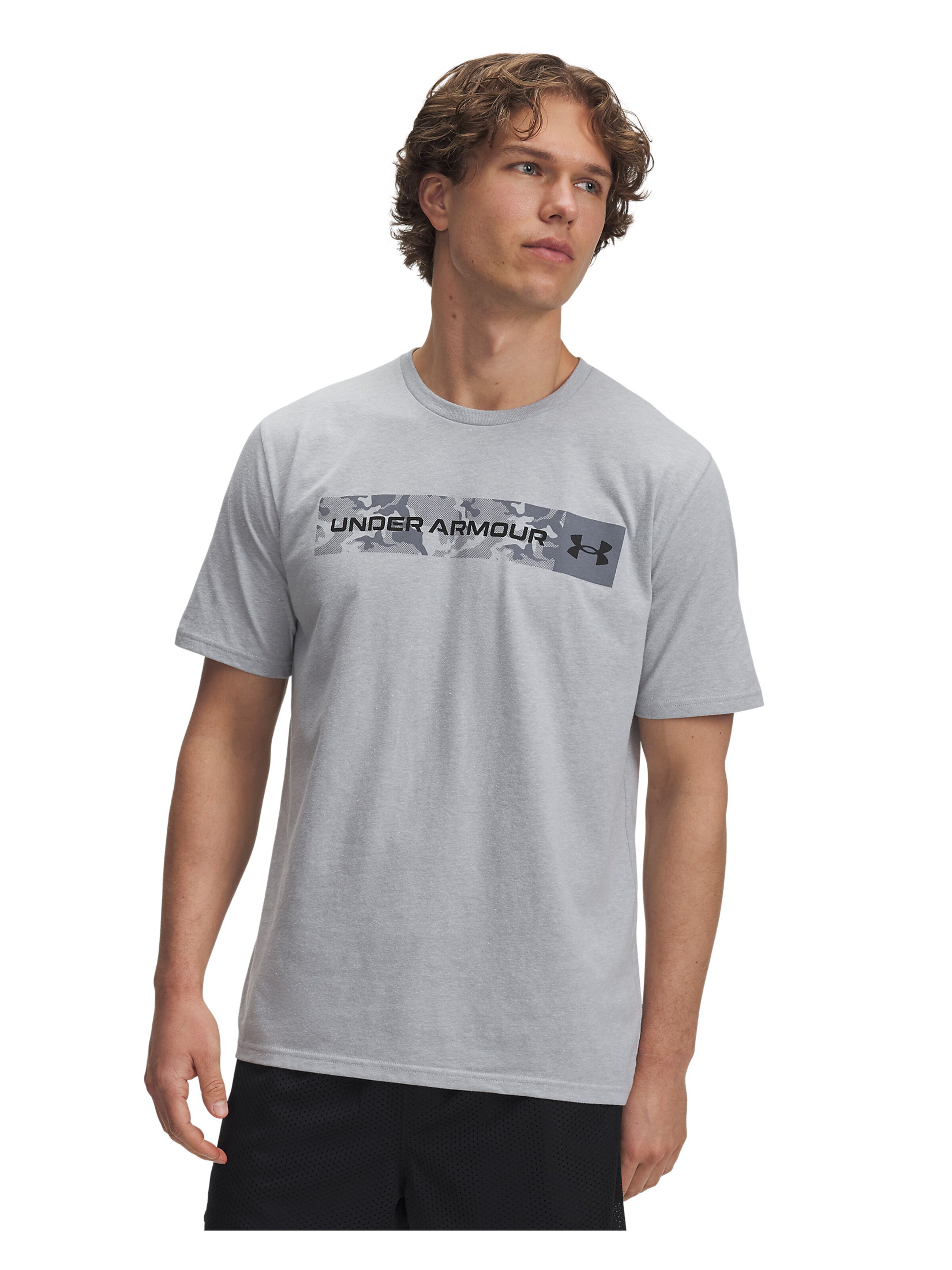 UNDER ARMOUR Functioneel shirt in Grijs: voorkant