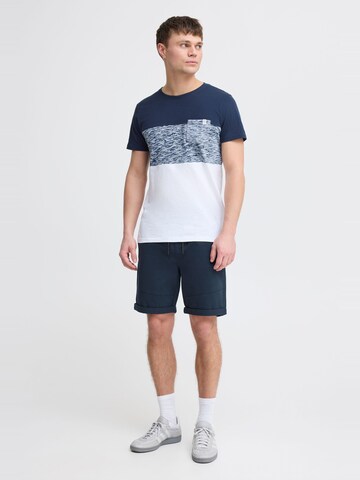 !Solid Regular Chino 'HENK' in Blauw