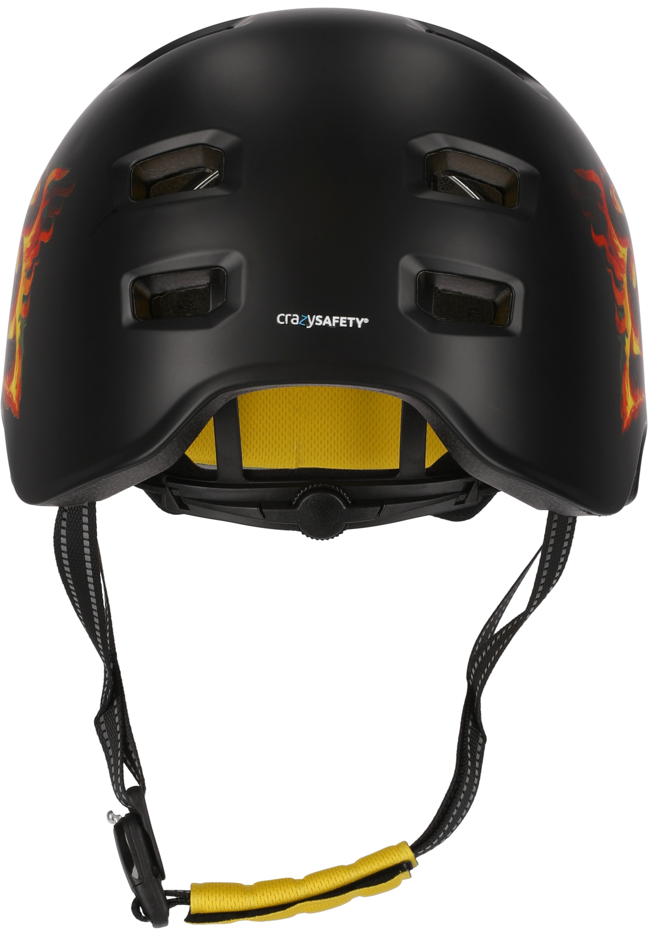 Crazy Safety Helm 'Rampage Snake' in Schwarz
