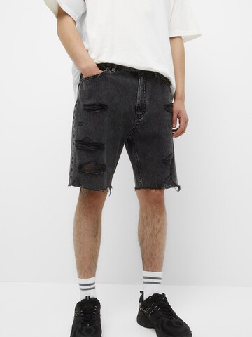 Pull&Bear Regular Jeans in Grijs: voorkant