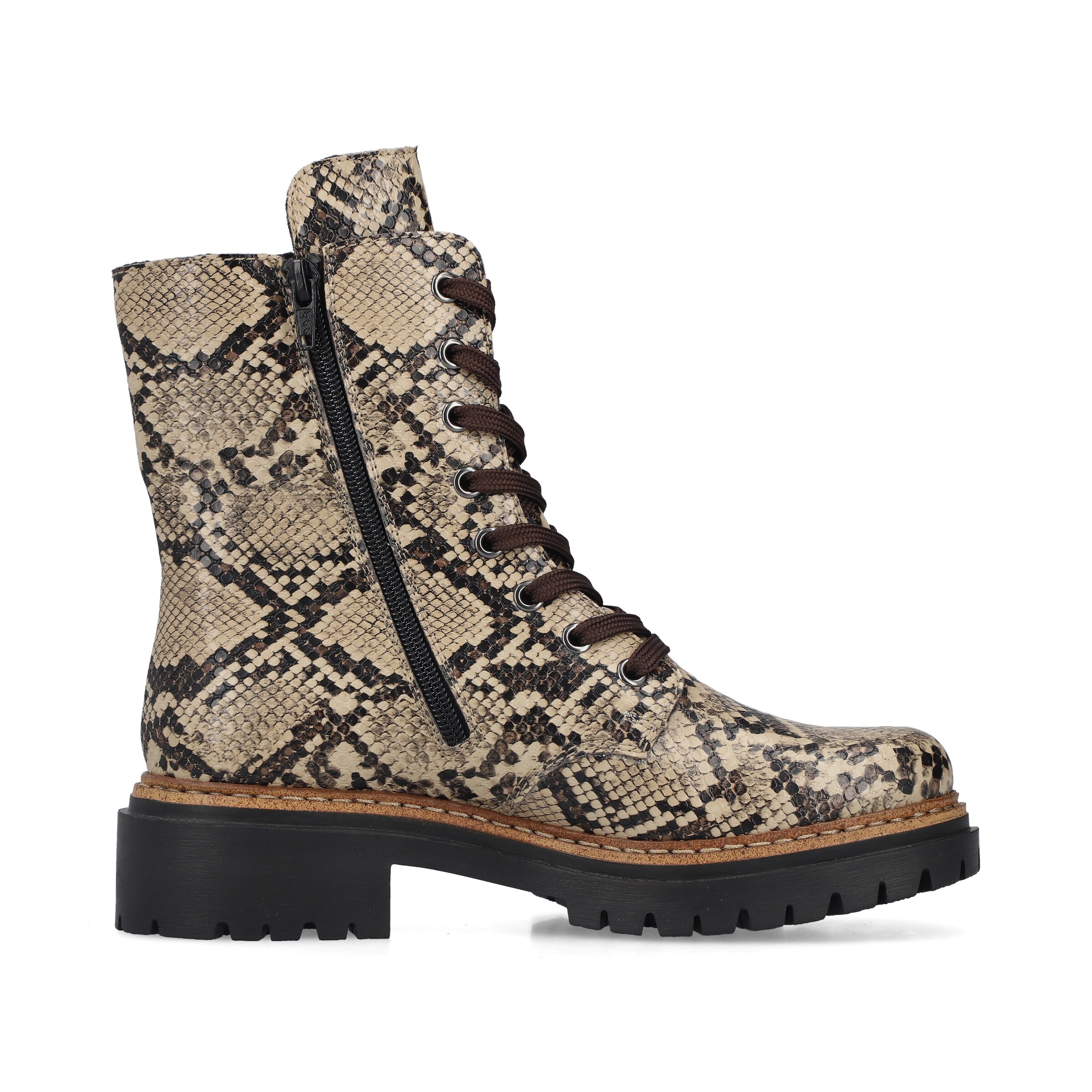 Rieker Schnürstiefelette in Braun