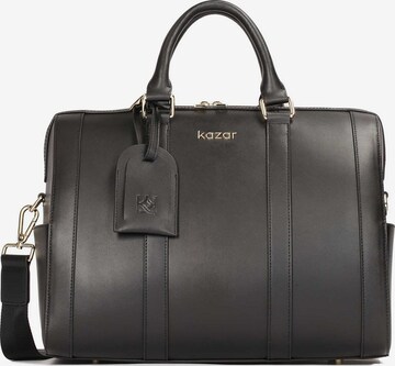 Kazar - Bolso de mano en negro: frente