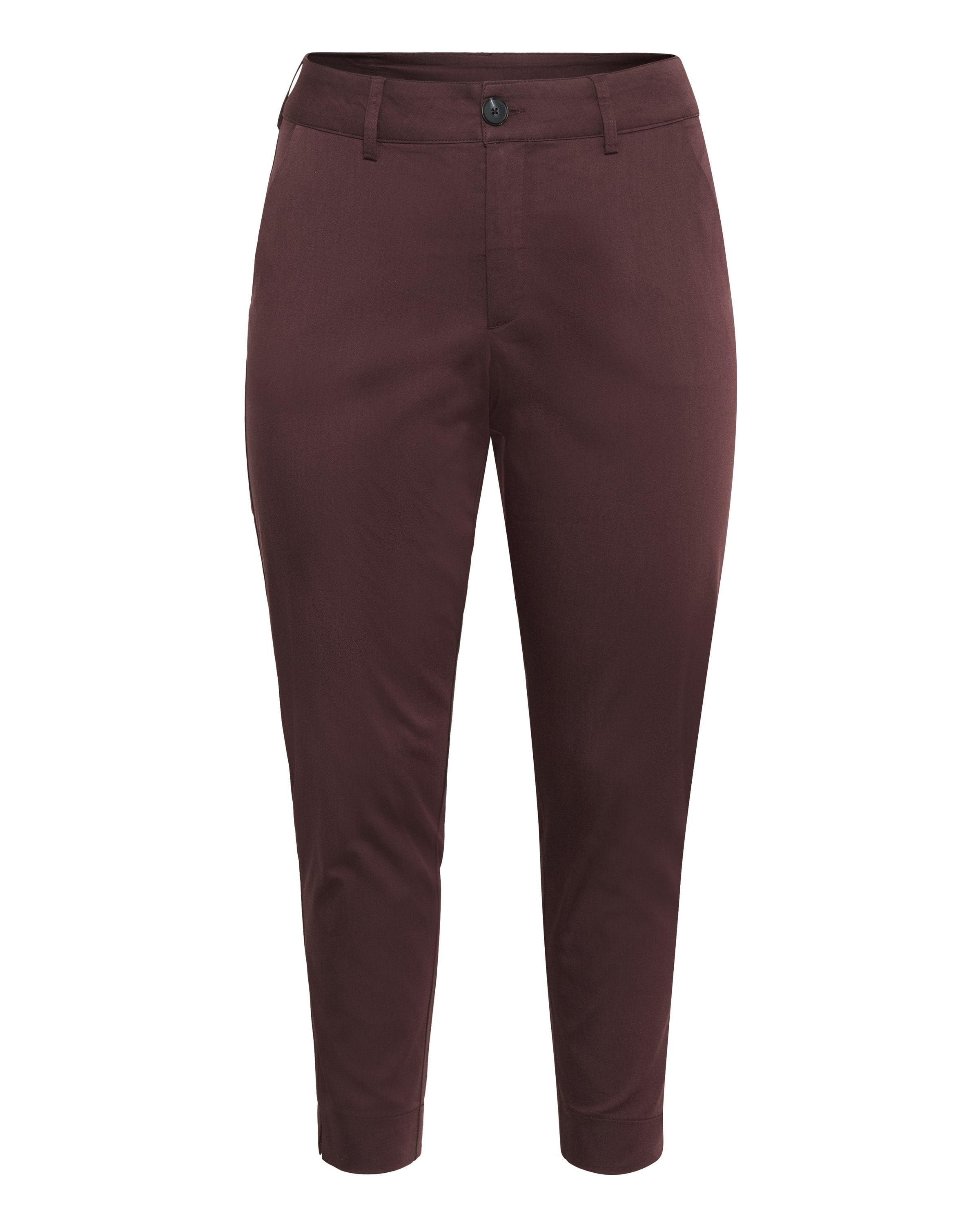 KAFFE CURVE Chino &#x27;Leana&#x27; in Bruin: voorkant