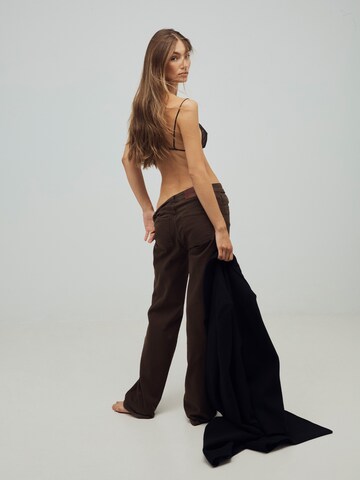 Wide leg Jeans di RÆRE by Lorena Rae in marrone