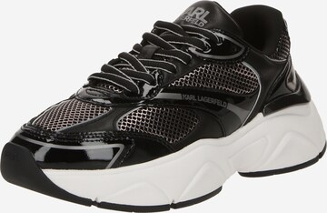Karl Lagerfeld Trampki niskie 'KOMET' w kolorze czarny: przód