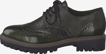 MARCO TOZZI Lace-Up Shoes in Green