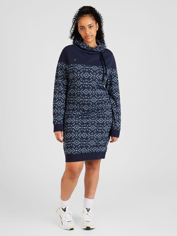 Ragwear Plus Dress 'CHLLOE PLUS' in Blue: front