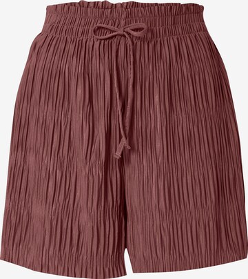 Regular Pantalon 'Leslie' ABOUT YOU en marron : devant