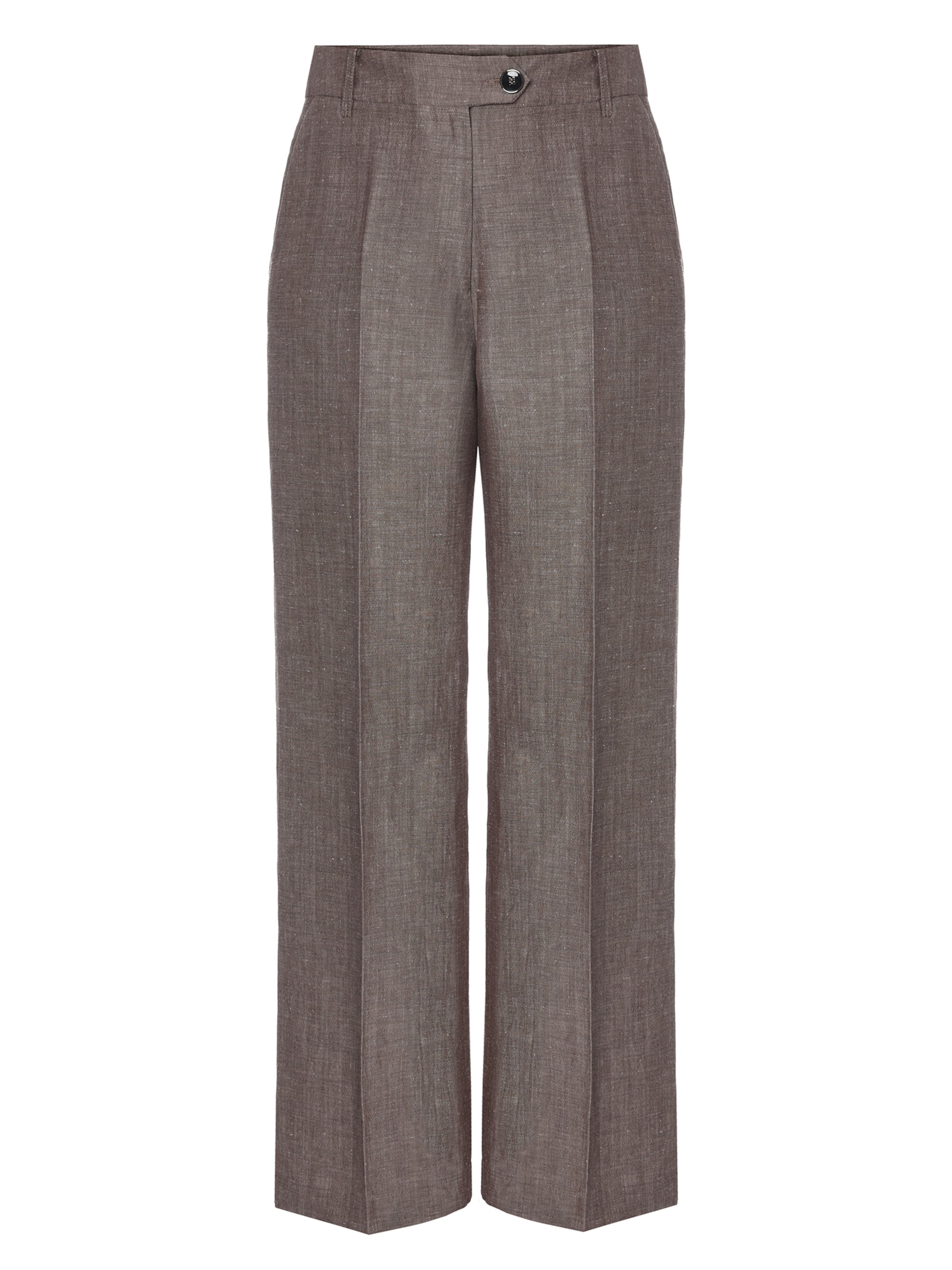 TATUUM Ohlapna forma Hlače na rob 'Zariana 1' | bež barva: sprednja stran