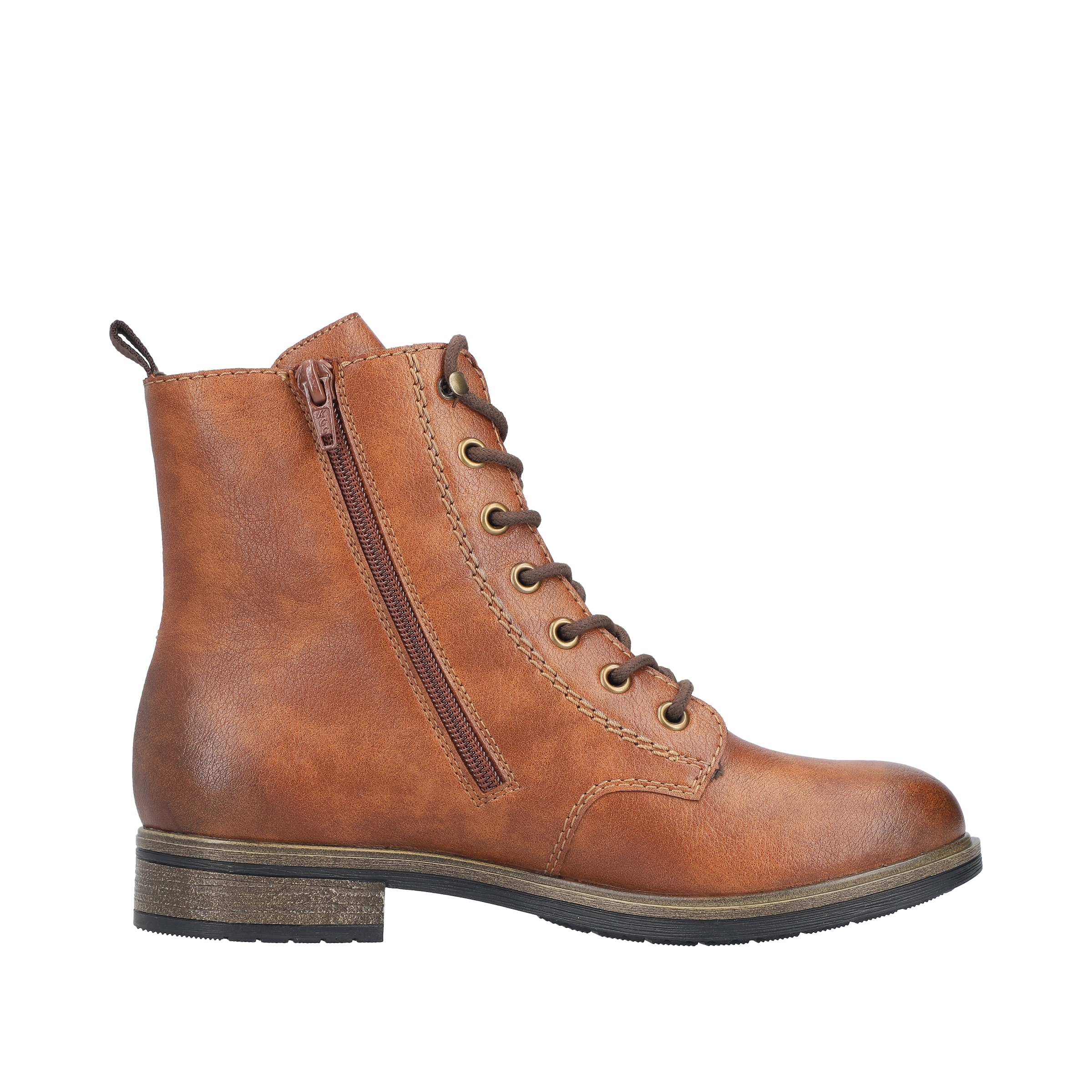 Bottines à lacets Rieker en marron
