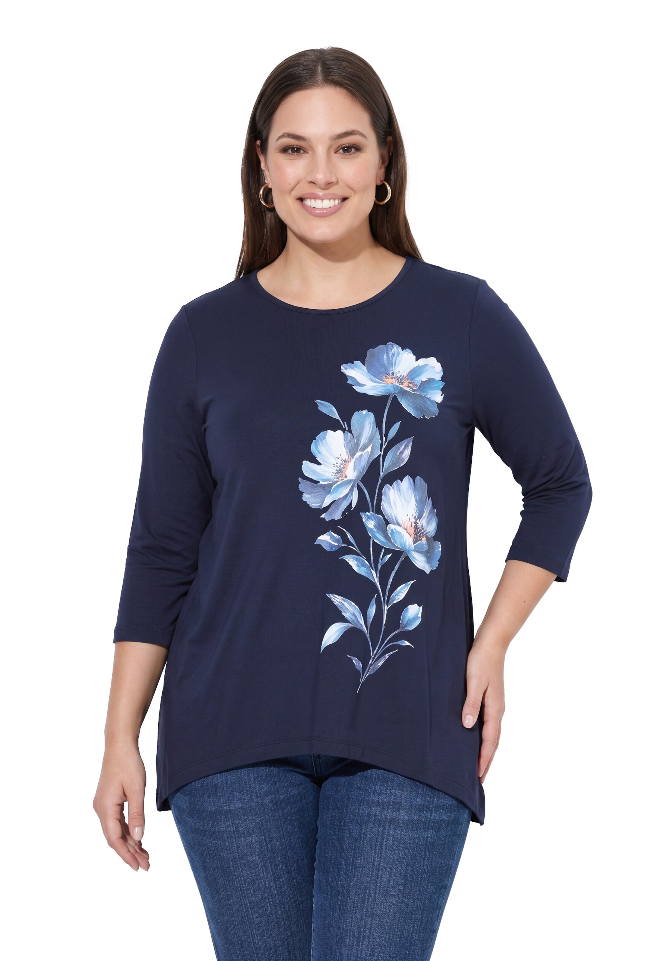 MIAMODA Shirt in Blue: front