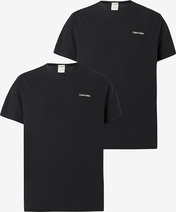 Maglietta di Calvin Klein in nero: frontale
