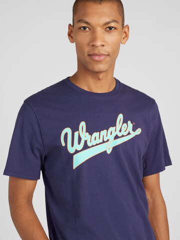 WRANGLER - Camiseta en azul