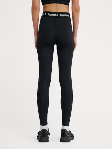 Hummel Slimfit Sportbroek in Zwart