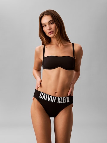 Bustier Hauts de bikini 'Intense Power' Calvin Klein Swimwear en noir