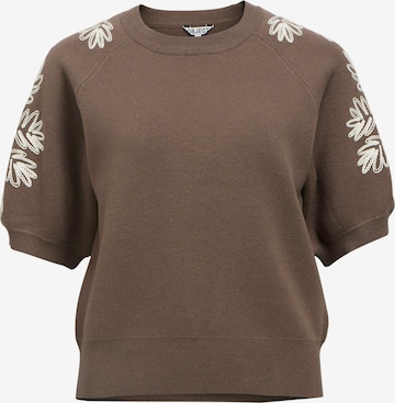 OBJECT Pullover 'OBJRashia' in Braun: Vorderseite