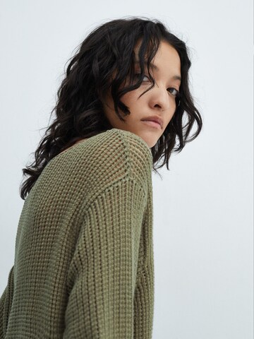 MANGO Pullover 'KENIA' in Grün