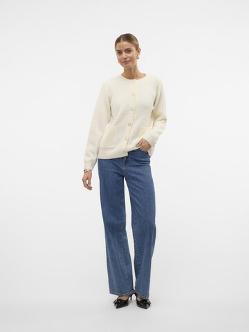 VERO MODA Knit cardigan 'LULEE' in White