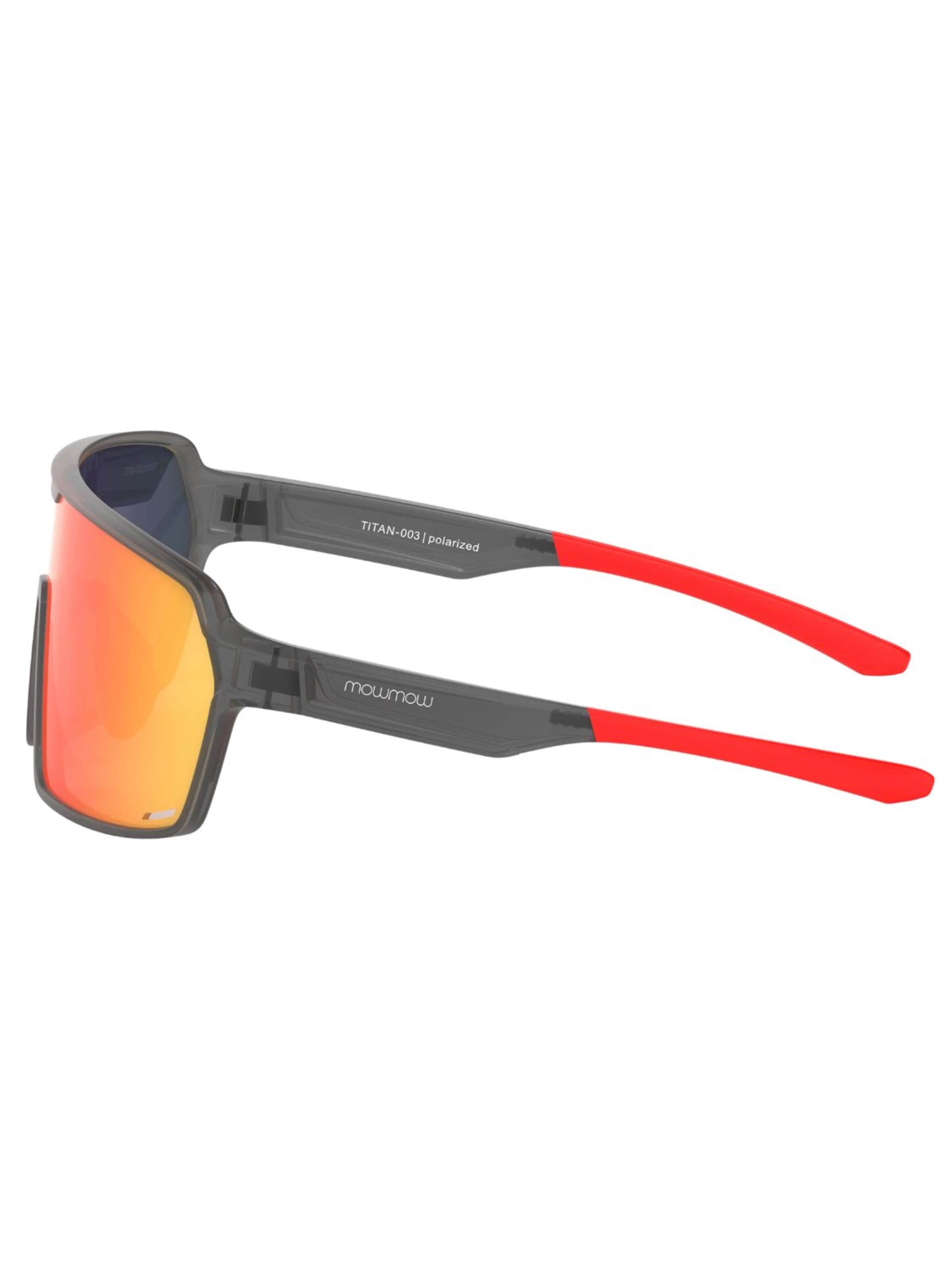 Occhiali da sole sportivi 'MowMow Titan Sunglasses - Sports Glasses - Cycling Glasses - Men - Women' di Mowmow in arancione