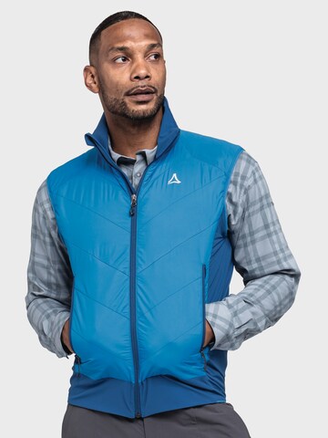 Gilet ' Hiking Hybrid Vt Style Blaueis MNS ' Schöffel en bleu : devant
