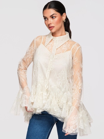 Ombre Blus i beige