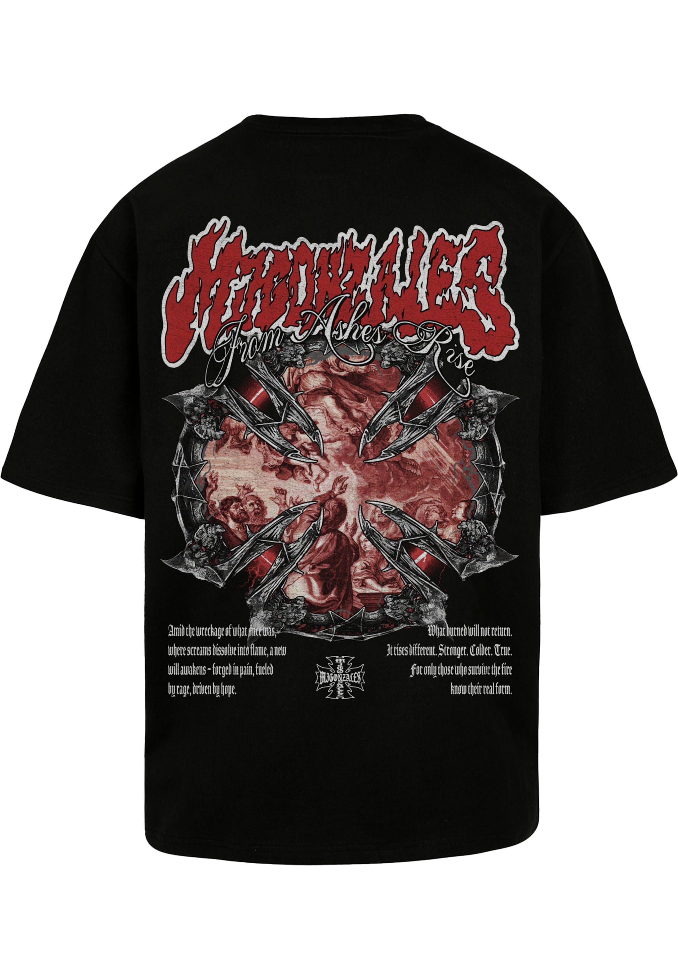 Maglietta 'Ornament Of Ashes' di MJ Gonzales in nero