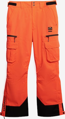 Superdry Functionele broek in Oranje: voorkant