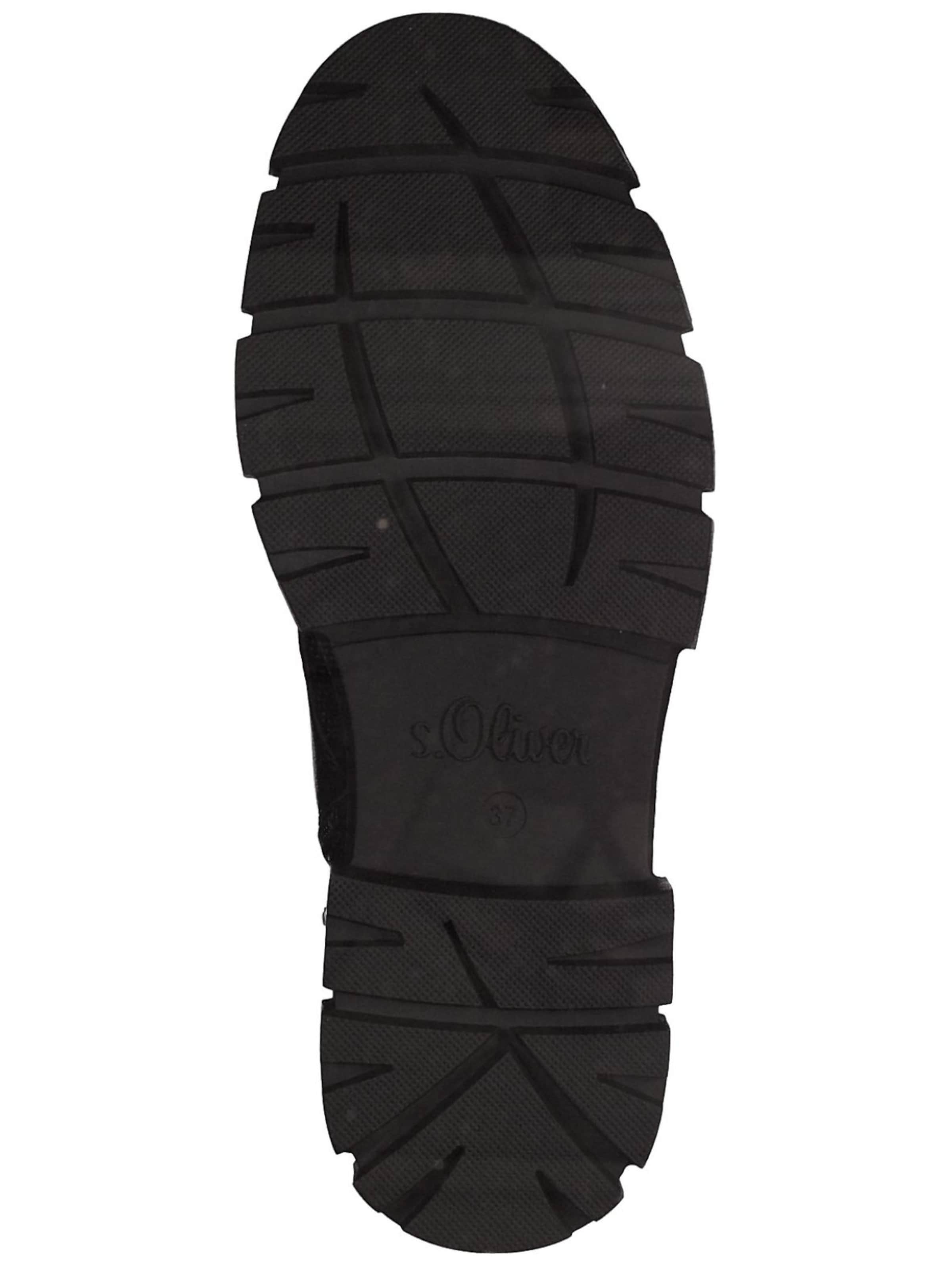 Bottines à lacets s.Oliver en noir