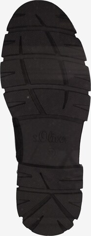 s.Oliver Schnürstiefelette in Schwarz