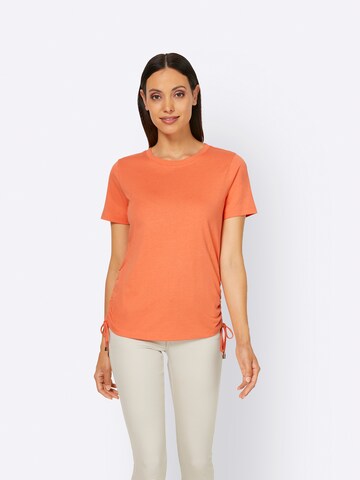 T-shirt heine en orange : devant