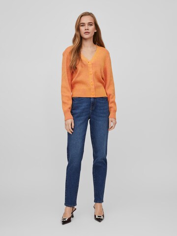 VILA Knit Cardigan 'RIL' in Yellow