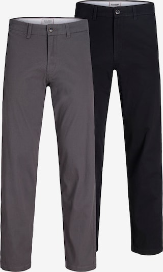 JACK & JONES Chinohousut 'JPSTKane Dave' koossa 27/30 värissä tummanharmaa / musta, Tuotenäkymä