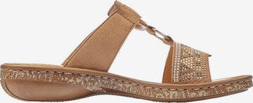 Rieker Mules 'Bridge' in Brown