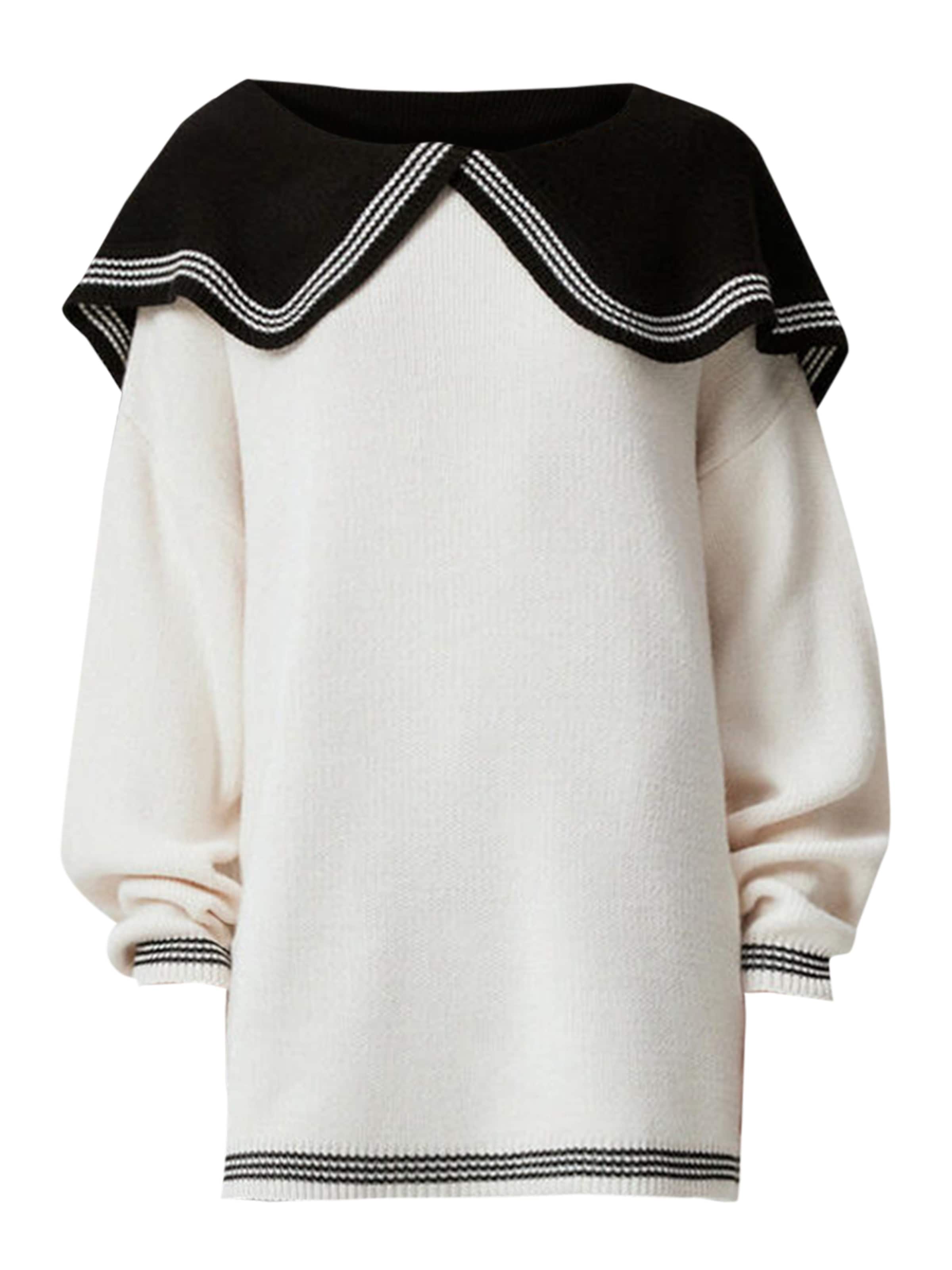 Touche Prive Pullover in Beige: Vorderseite