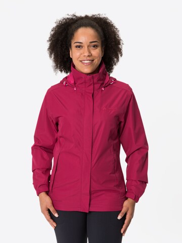 VAUDE Outdoor Jacket 'Escape' in Pink: front