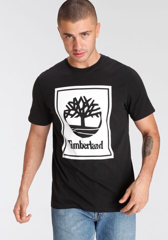 T-Shirt ' Stack Logo ' TIMBERLAND en noir : devant