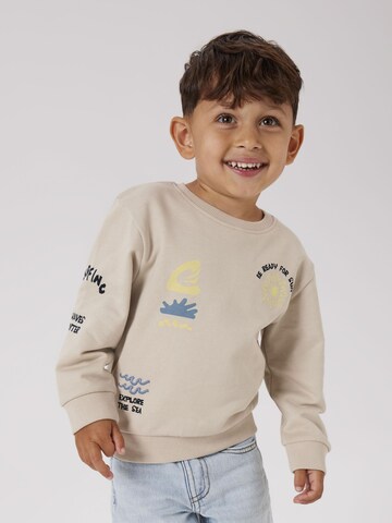 NAME IT Sweatshirt in Beige: front
