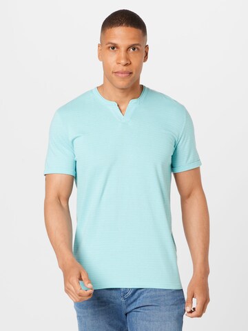 TOM TAILOR Shirt in Blue: front