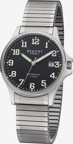 REGENT Analog Watch in Silver: front