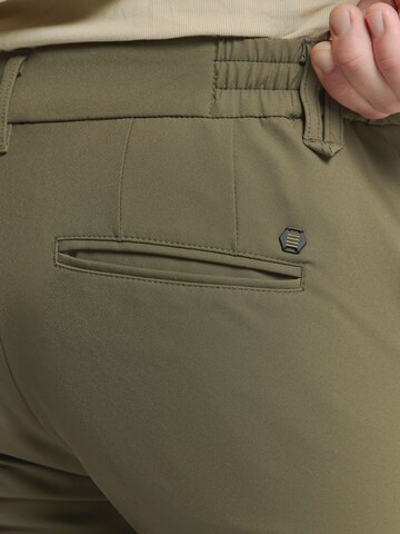 Regular Pantalon chino No Excess en vert