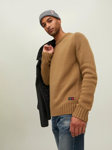 R.D.D. ROYAL DENIM DIVISION Pullover 'William' i brun