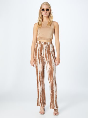 Nasty Gal Flared Trousers in Brown