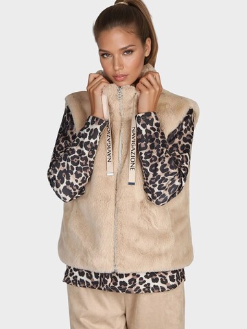 Gilet Navigazione en beige : devant