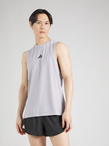 ADIDAS PERFORMANCE Funkcionalna majica 'D4T Workout' | siva barva