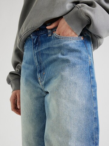WEEKDAY Wide Leg Jeans 'Rail' in Blau