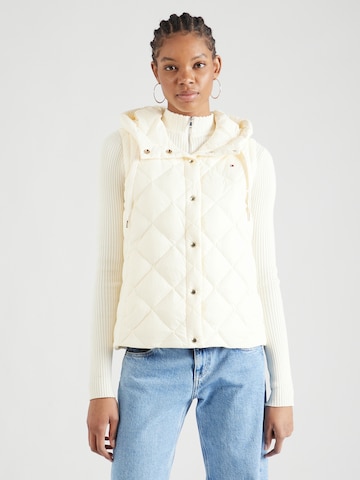 Gilet TOMMY HILFIGER en beige : devant