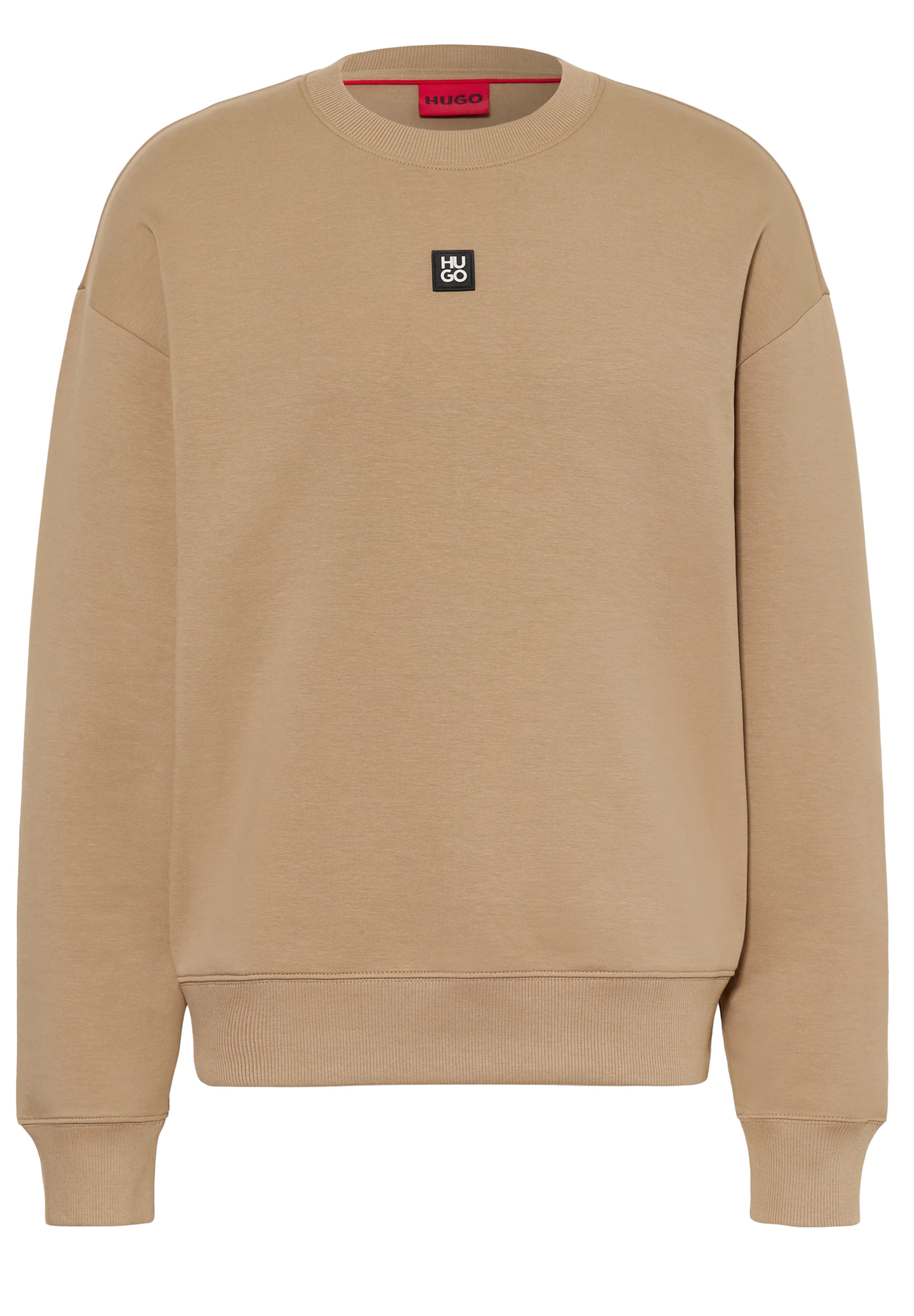 HUGO Sweatshirt 'Dettil' in Braun: Vorderseite