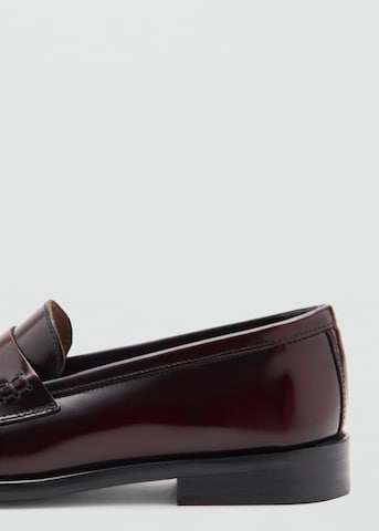 MANGO Mocassins 'LOUISA' in Rood